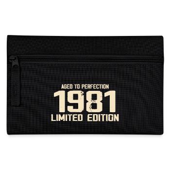 1981 Limited edition 1981 Geburtstag 1981 Retro - Federtasche - Schwarz - Vorne