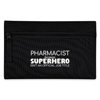 Pharmacist Superhero Pharmacy - Pencil Case - black - Front