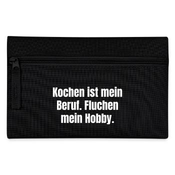 Cooking is my profession, swearing is my hobby. - Pencil Case - black - Front