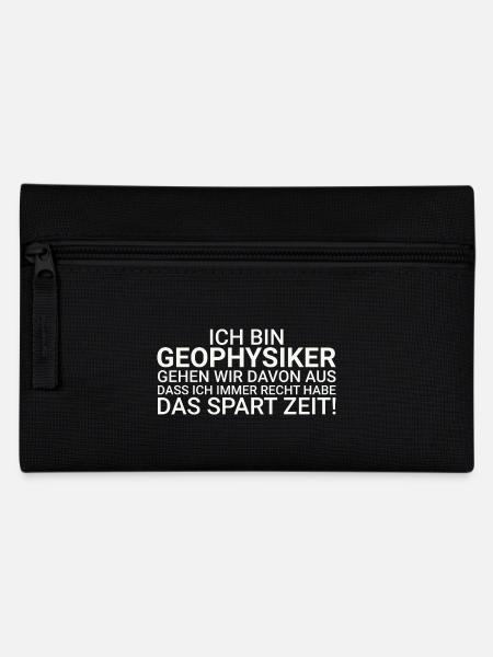 Geophysiker Zeit Sparen Geophysik - Federtasche - Schwarz