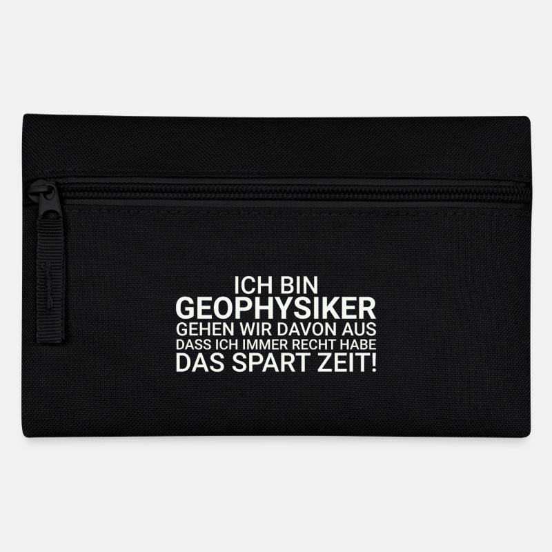 Geophysiker Zeit Sparen Geophysik - Federtasche - Schwarz