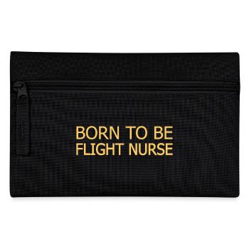 Infirmière de vol née pour être sauvetage aérien - Trousse - noir - Devant