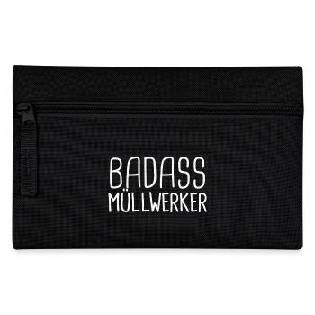 Garbage Collector Badass - Pencil Case - black - Front