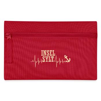 North Sea, Sylt Island, Wadden Sea, Fun - Pencil Case - red - Front