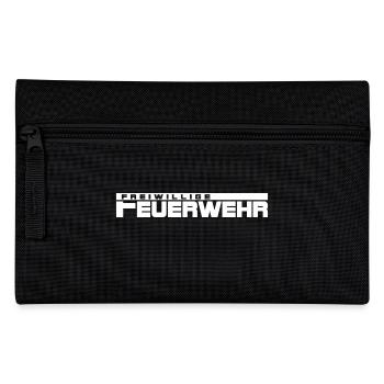 Freiwillige Feuerwehr Schriftzug - Federtasche - Schwarz - Vorne
