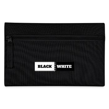 Contraste Textuel Noir et Blanc - Trousse - noir - Devant