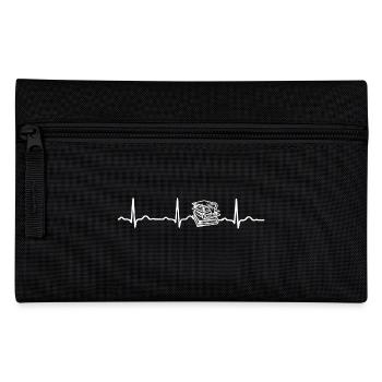 ECG HEARING BOOKS LEARNING STUDY White - Pencil Case - black - Front