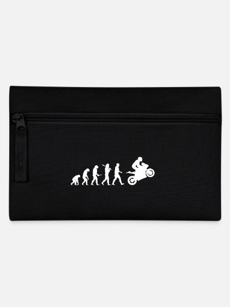 Evolution moto vélo drôle de cadeau de Noël - Trousse - noir