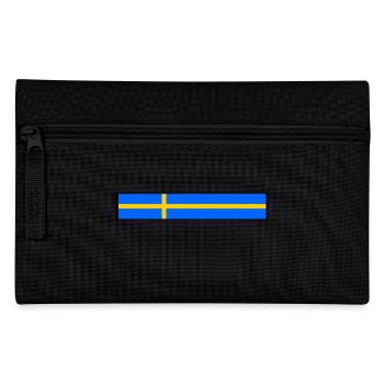 Schweden Flagge - Federtasche - Schwarz - Vorne