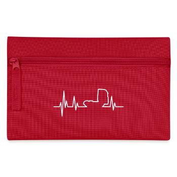 Truck Truck Heartbeat white - Pencil Case - red - Front