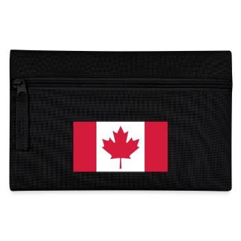 Canada flag - Pencil Case - black - Front
