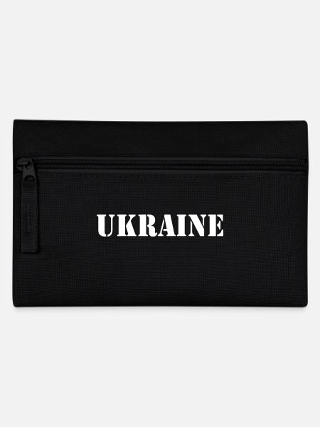 Ukraine - Federtasche - Schwarz