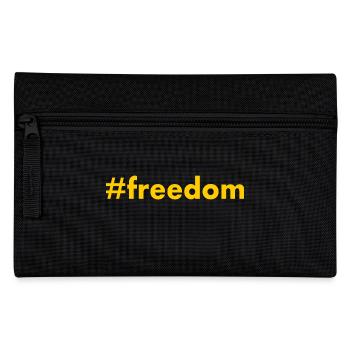 FREEDOM - Federtasche - Schwarz - Vorne