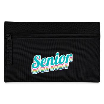 Senior - Student Class Retro Graduation Party Geschenk - Federtasche - Schwarz - Vorne