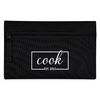 Cook Est. 2023 Graduated Culinary Art Student - Pencil Case - black - Front