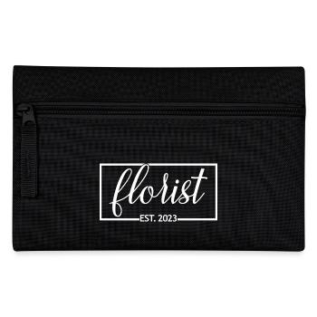 Fleuriste Est. 2023 Fleuriste Diplômé Cadeau Étudiant - Trousse - noir - Devant