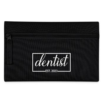 Dentist Est. 2023 Graduation Dentistry Student - Pencil Case - black - Front