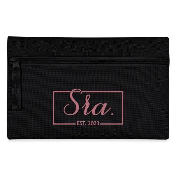 2023 Douche nuptiale de mariage de mariage 2023 - Trousse - noir - Devant