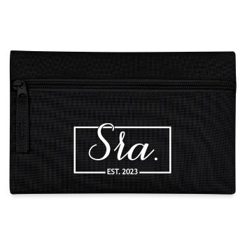 2023 Douche nuptiale de mariage de mariage 2023 - Trousse - noir - Devant