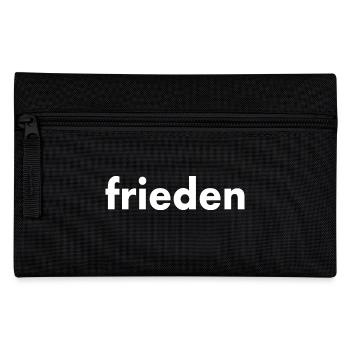 Frieden - Federtasche - Schwarz - Vorne