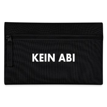 Kein abi - Federtasche - Schwarz - Vorne
