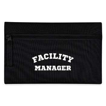 Facility Manager, Building Technician, Caretaker - Pencil Case - black - Front