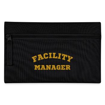 Facility Manager, Building Technician, Caretaker - Pencil Case - black - Front
