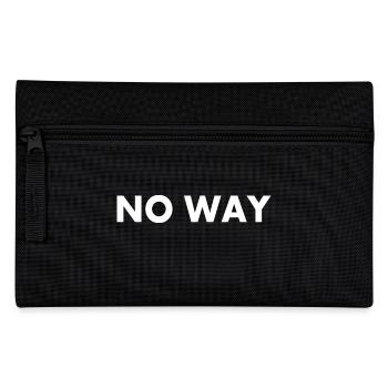No way - Pencil Case - black - Front