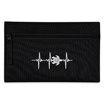 Battement de cœur pour les tortues - Trousse - noir - Devant
