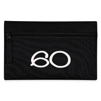 60. 60 YEARS. 60th ANNIVERSARY. 60TH BIRTHDAY. - Pencil Case - black - Front