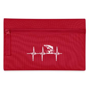Battement de cœur pour le brochet et le carnassier Pêche sportive - Trousse - rouge - Devant