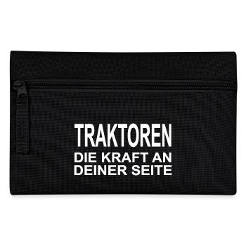 Traktor - Federtasche - Schwarz - Vorne