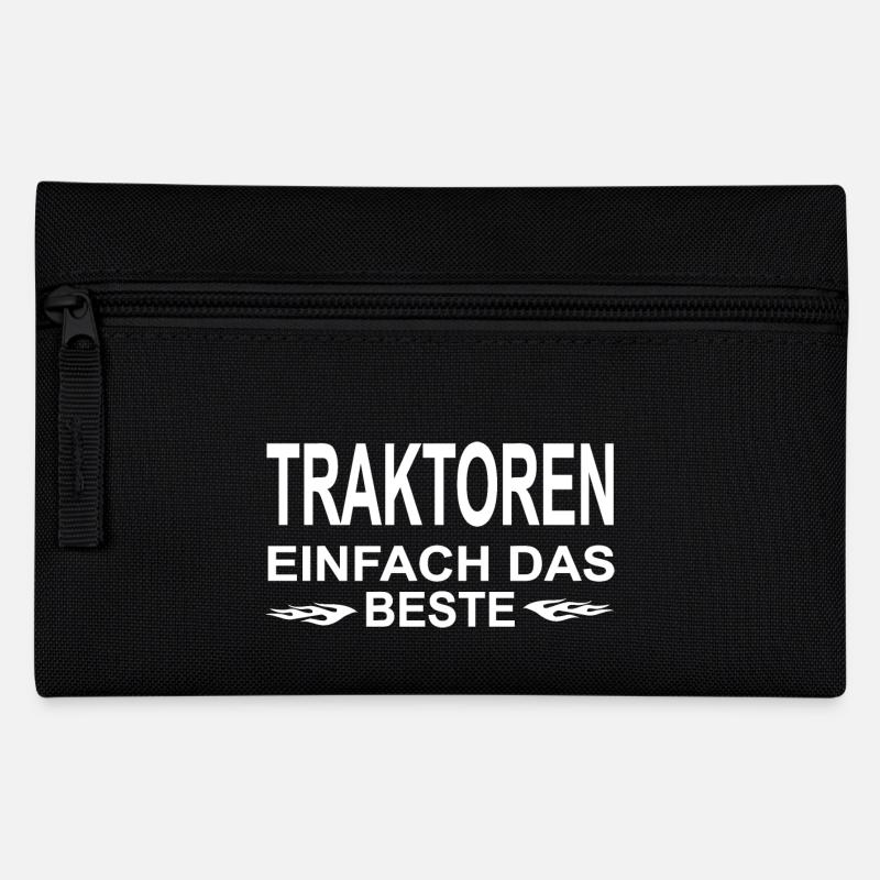 Traktor - Federtasche - Schwarz