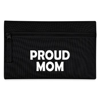 Proud mom - Federtasche - Schwarz - Vorne