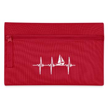 Battement de cœur pour les voiliers et le vent - Trousse - rouge - Devant