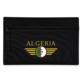 I Love Algeria, Elegance Style Design T-Shirt - Pencil Case - black - Front