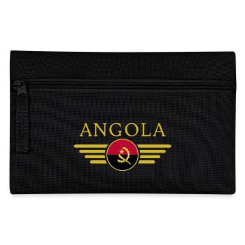 J’aime l’Angola, T-shirt design de style élégance - Trousse - noir - Devant