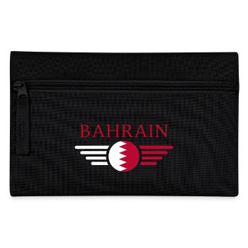 J’aime Bahreïn, T-shirt design de style élégance - Trousse - noir - Devant