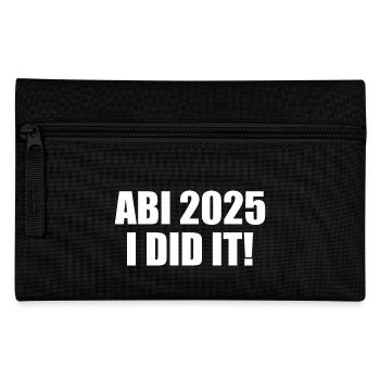 Abi 2025 i did it - Federtasche - Schwarz - Vorne