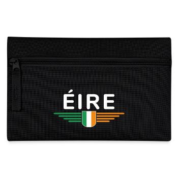 I Love Ireland Elegance Style Design T-Shirt - Pencil Case - black - Front