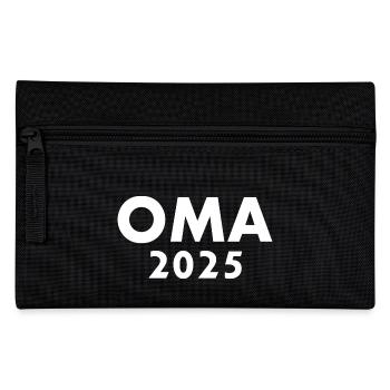 Oma 2025 - Federtasche - Schwarz - Vorne