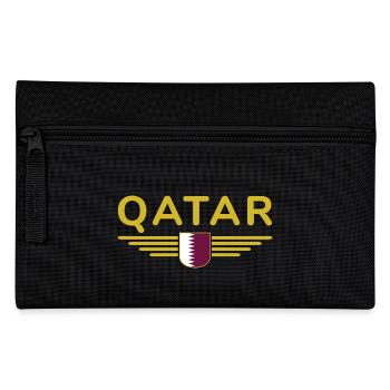 Katar Design – Exklusiv und Modern - Federtasche - Schwarz - Vorne