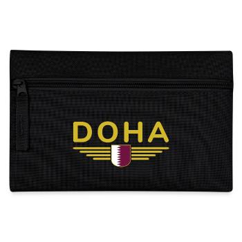 Doha Design – Stilvoll und Einzigartig - Federtasche - Schwarz - Vorne