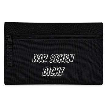 Wir sehen DICH! - Federtasche - Schwarz - Vorne