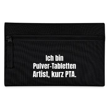 Pharmazeutisch Technische Assistentin - Federtasche - Schwarz - Vorne