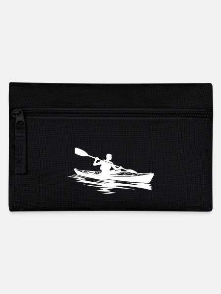 Kleine Boote Kayak Kunst Boot Ausrüstung - Federtasche - Schwarz