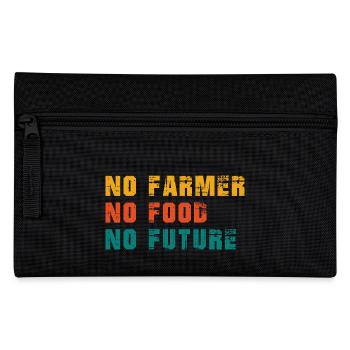 Bauer Retro Landleben Landwirt Geschenk Spruch - Federtasche - Schwarz - Vorne