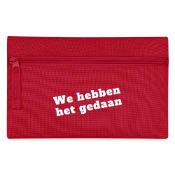 We did it - Pencil Case - red - Front