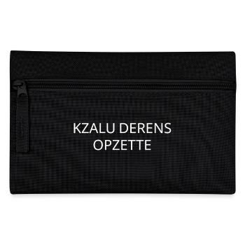 KZALUDERENSOPZETTE – Antwerpen Dremenshirt - Federtasche - Schwarz - Vorne