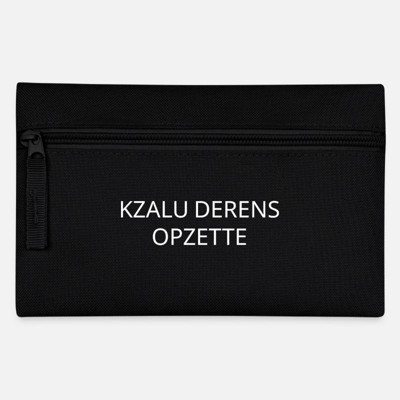 KZALUDERENSOPZETTE – Antwerpen Dremenshirt - Federtasche - Schwarz